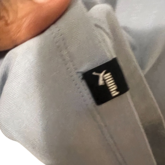 PUMA Women's Essentials Slim Crew Neck LIght Blue Dress Shirt, NWOT - Picture 8 of 8